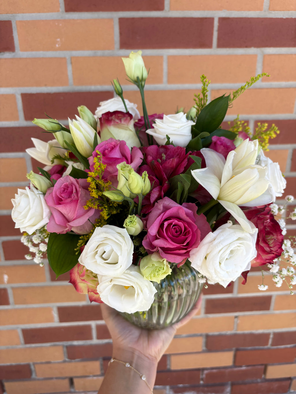 A custom floral design for anniversary.